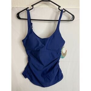 NWT Blue Prana Melody Tankini Swim Bathing Suit Top Women's Size XS Beach UPF 50